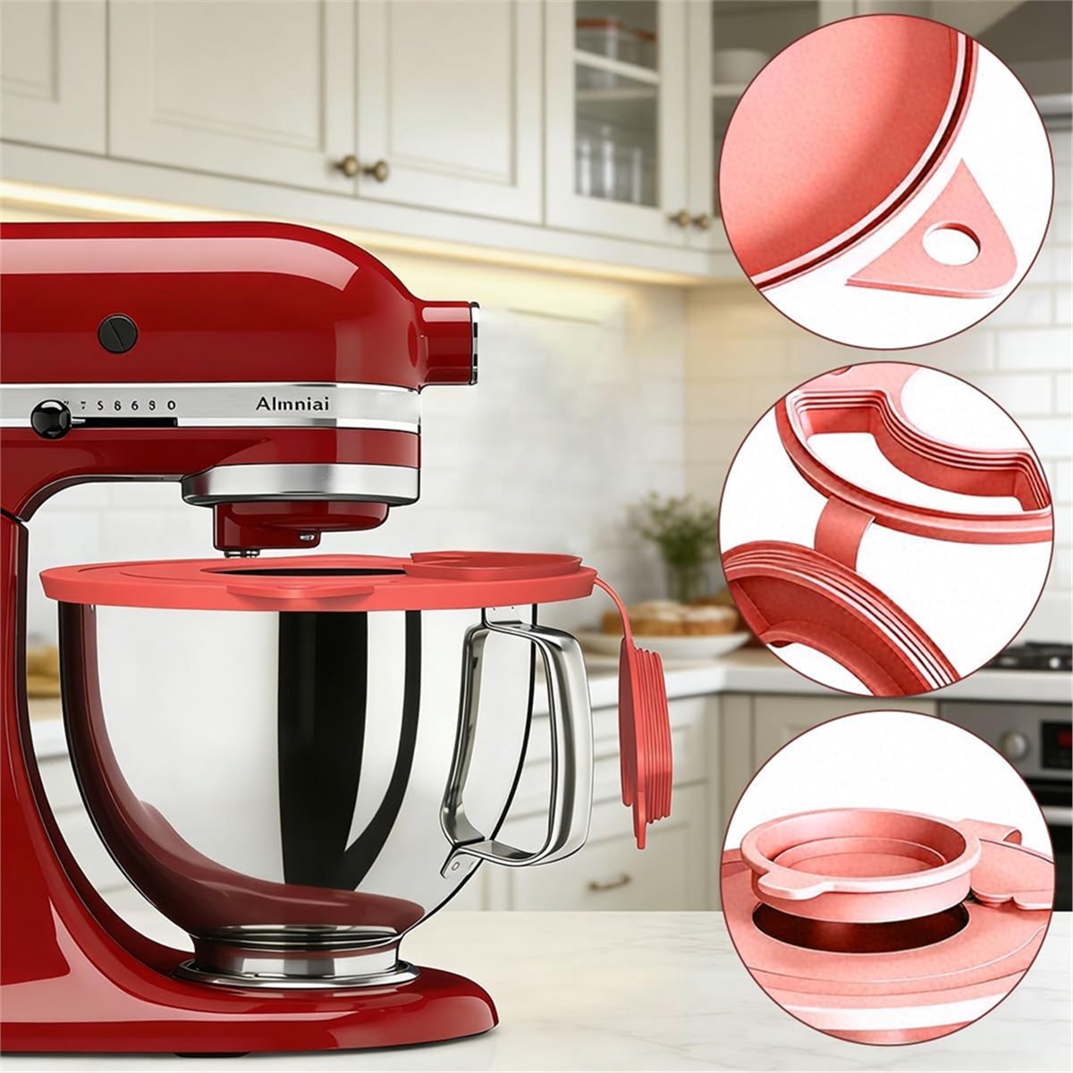 Stand Mixer Bowl - A1837U Aug. Silikonowa Pokrywka na Miskę