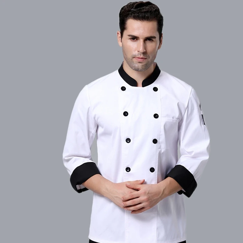 Kitchen Baker - Kurtka szefa kuchni unisex z długim