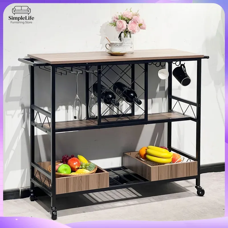 Kitchen Baking Trolley - Wielofunkcyjny wózek kuchenny z półkami do