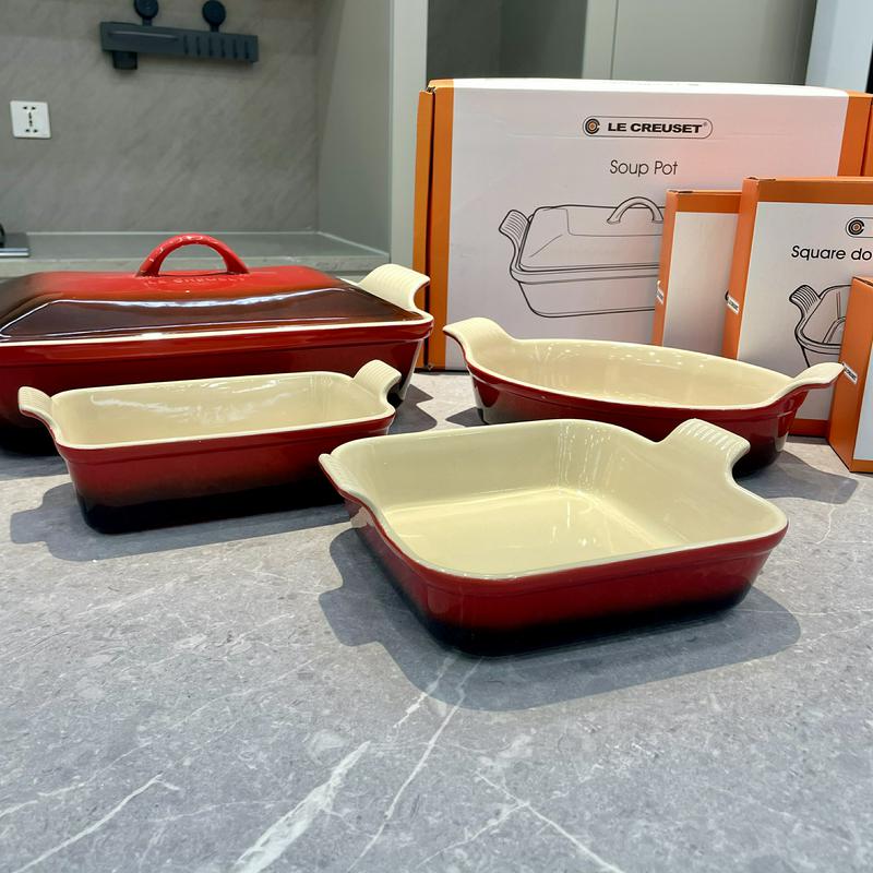 Kitchen Baking Table - Prostokątna kamionkowa naczynie do pieczenia Le