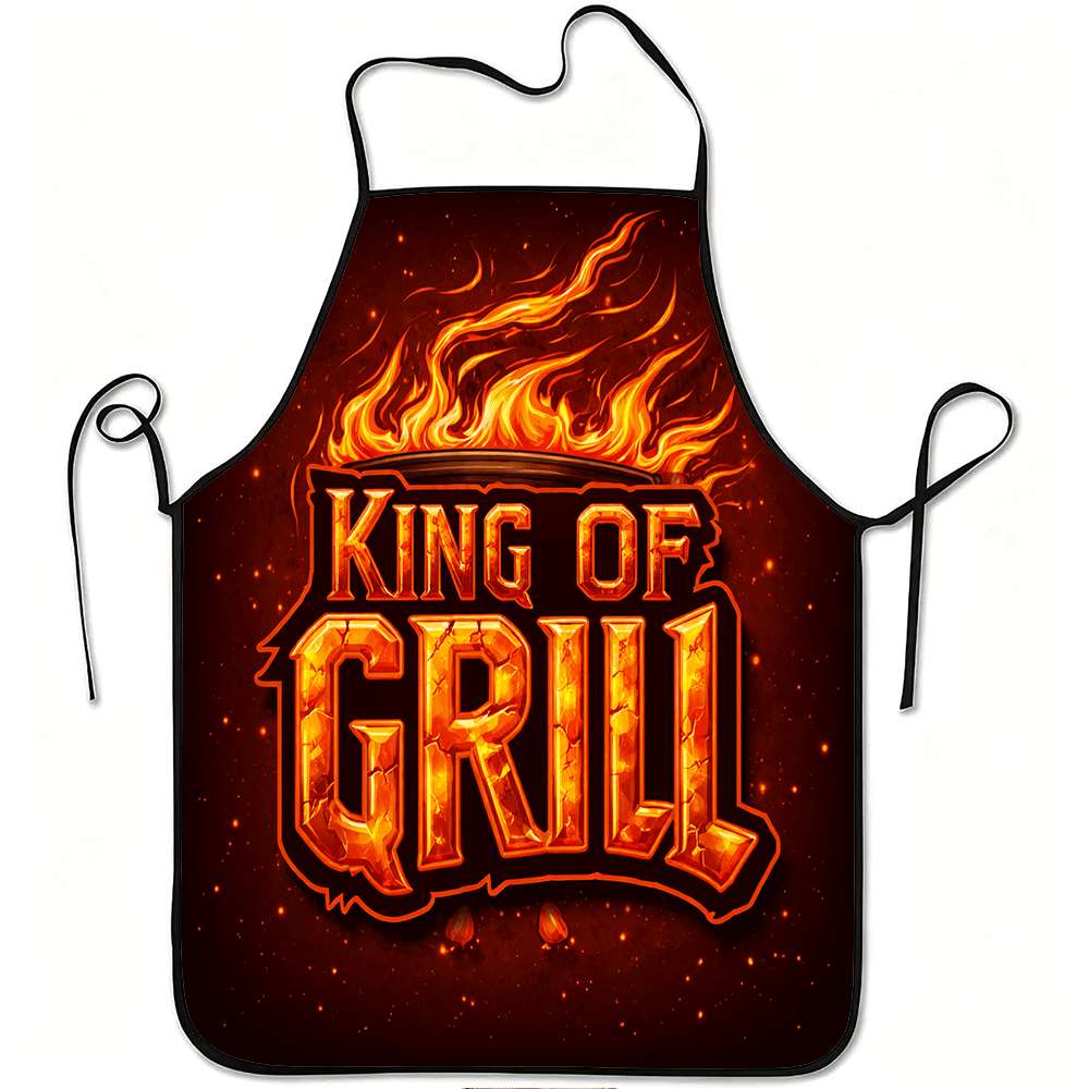 Kitchen Baking Gift Ideas - 1 sztuka fartucha Bbq King, fartuch