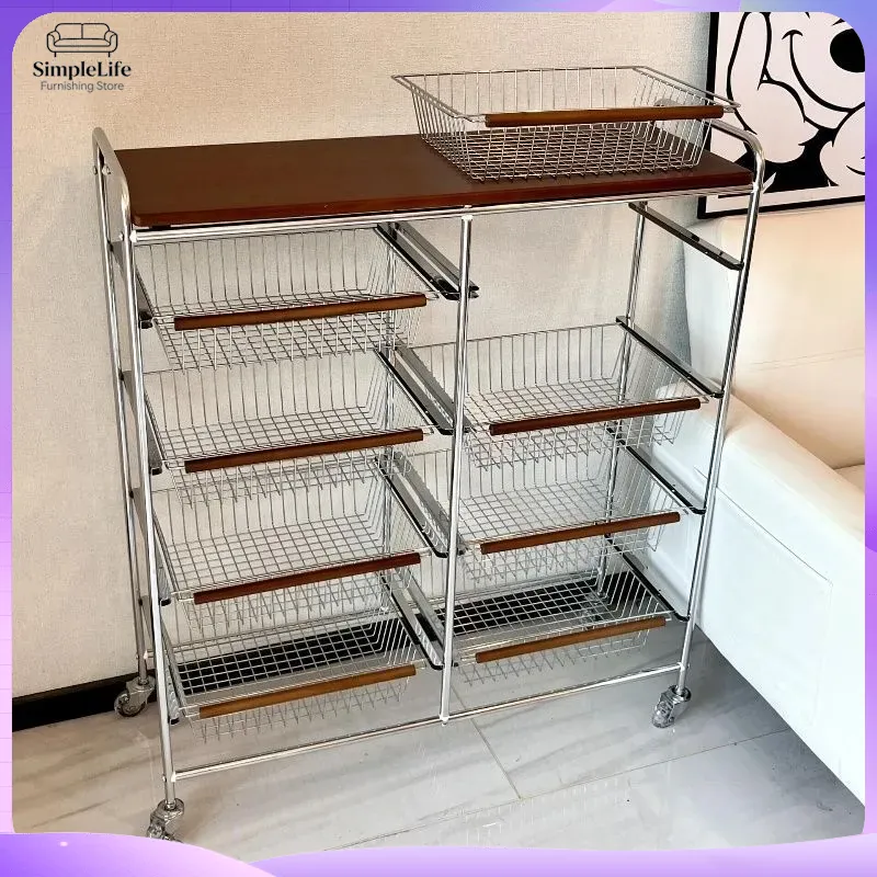 Kitchen Baking Trolley - Wózek kuchenny w stylu retro z