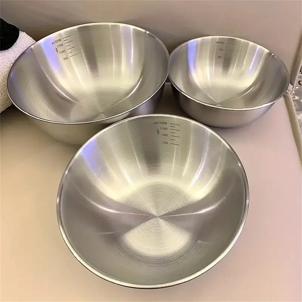 Stand Mixer Bowl - Zestaw 1-3 misek ze stali nierdzewnej