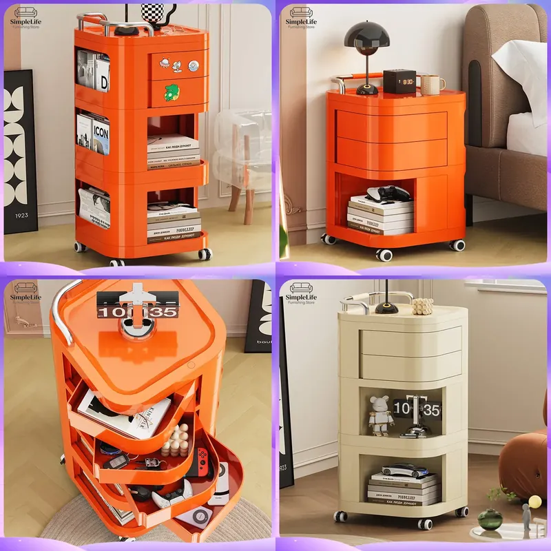 Kitchen Baking Trolley - Wózek kuchenny na kółkach, mobilny wózek