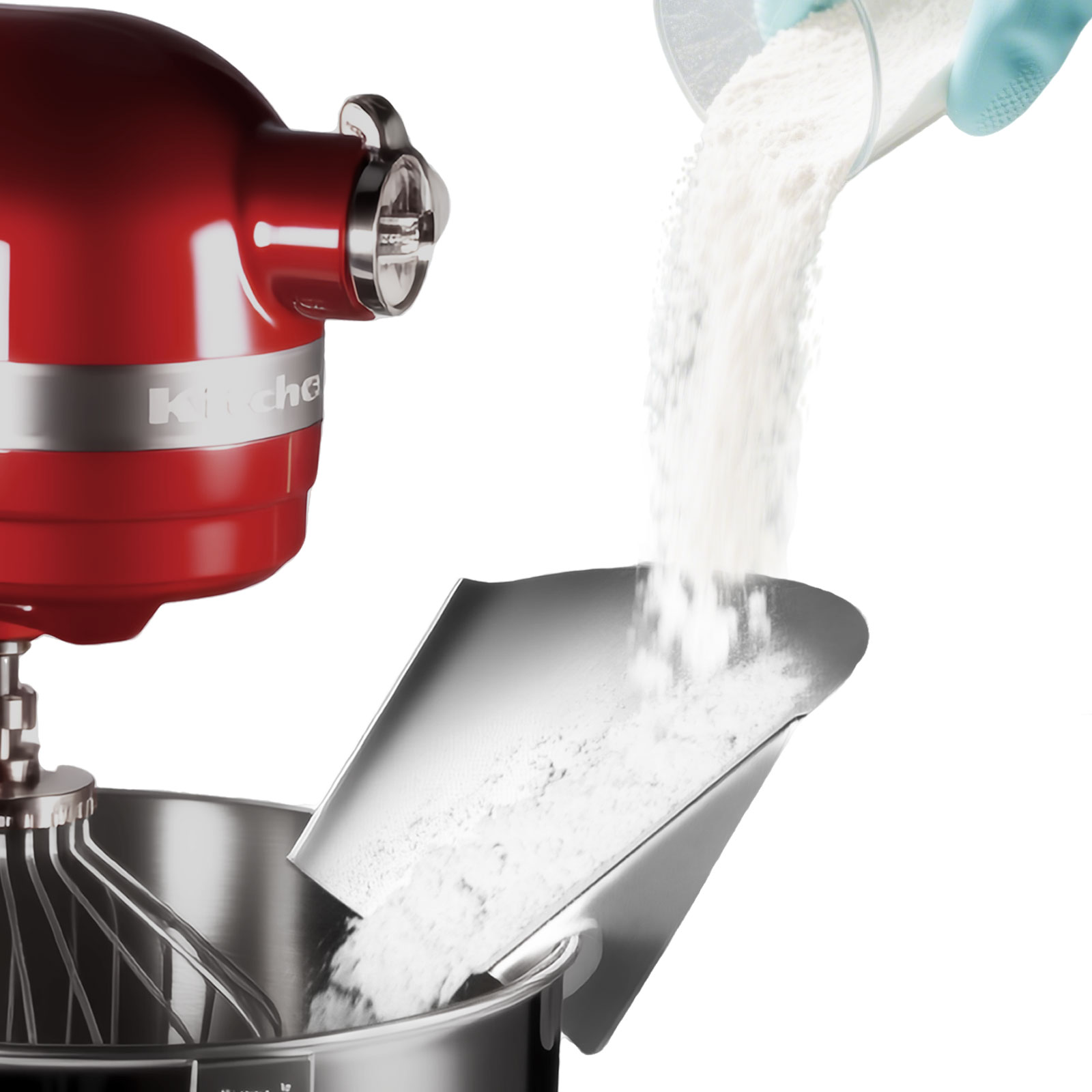 Stand Mixer Bowl - 1 szt. Osłona przeciwbryzgowa ze stali