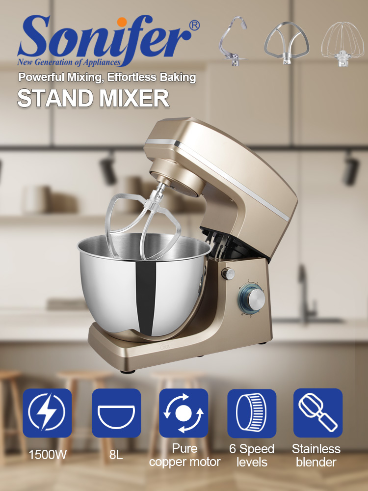 Stand Mixer Bowl - Mikser stojący Sonifer SF-8066 1500W 8L