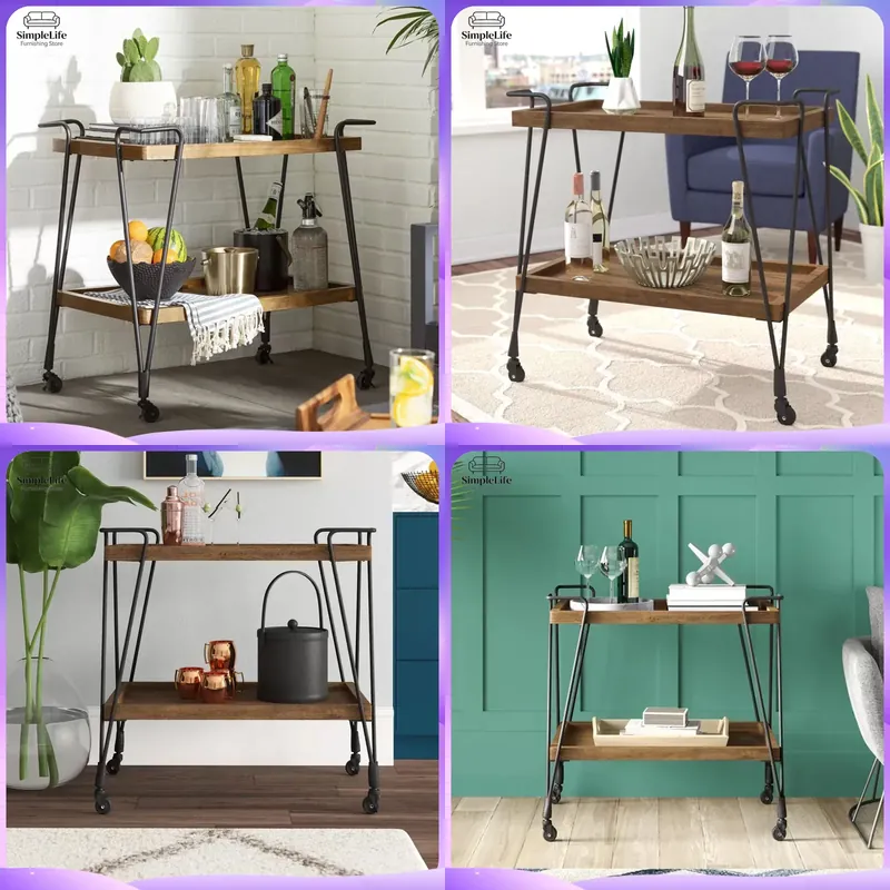 Kitchen Baking Trolley - Wózek kuchenny na kółkach, wózek do