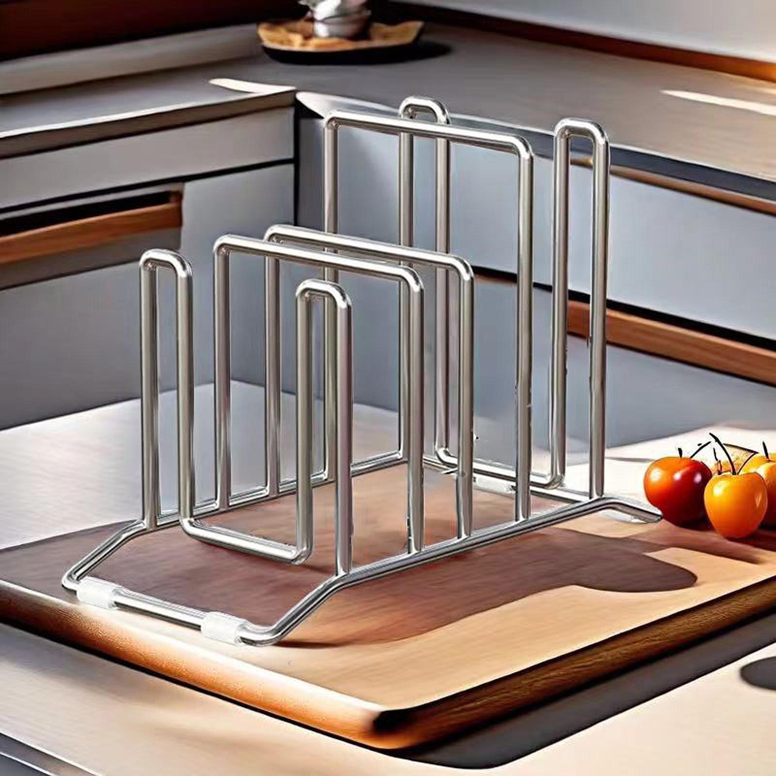 Uchwyt na pokrywy do garnków i – Kitchen Cabinet Baking Organizer recenzja i cena