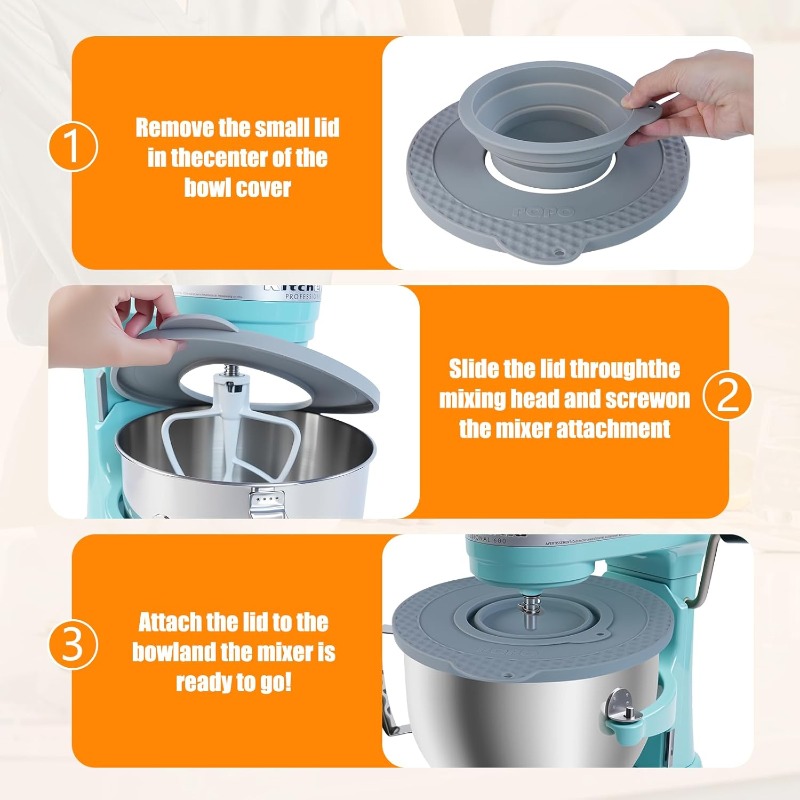 Silikonowa pokrywka na miskę m – Stand Mixer Bowl recenzja i cena