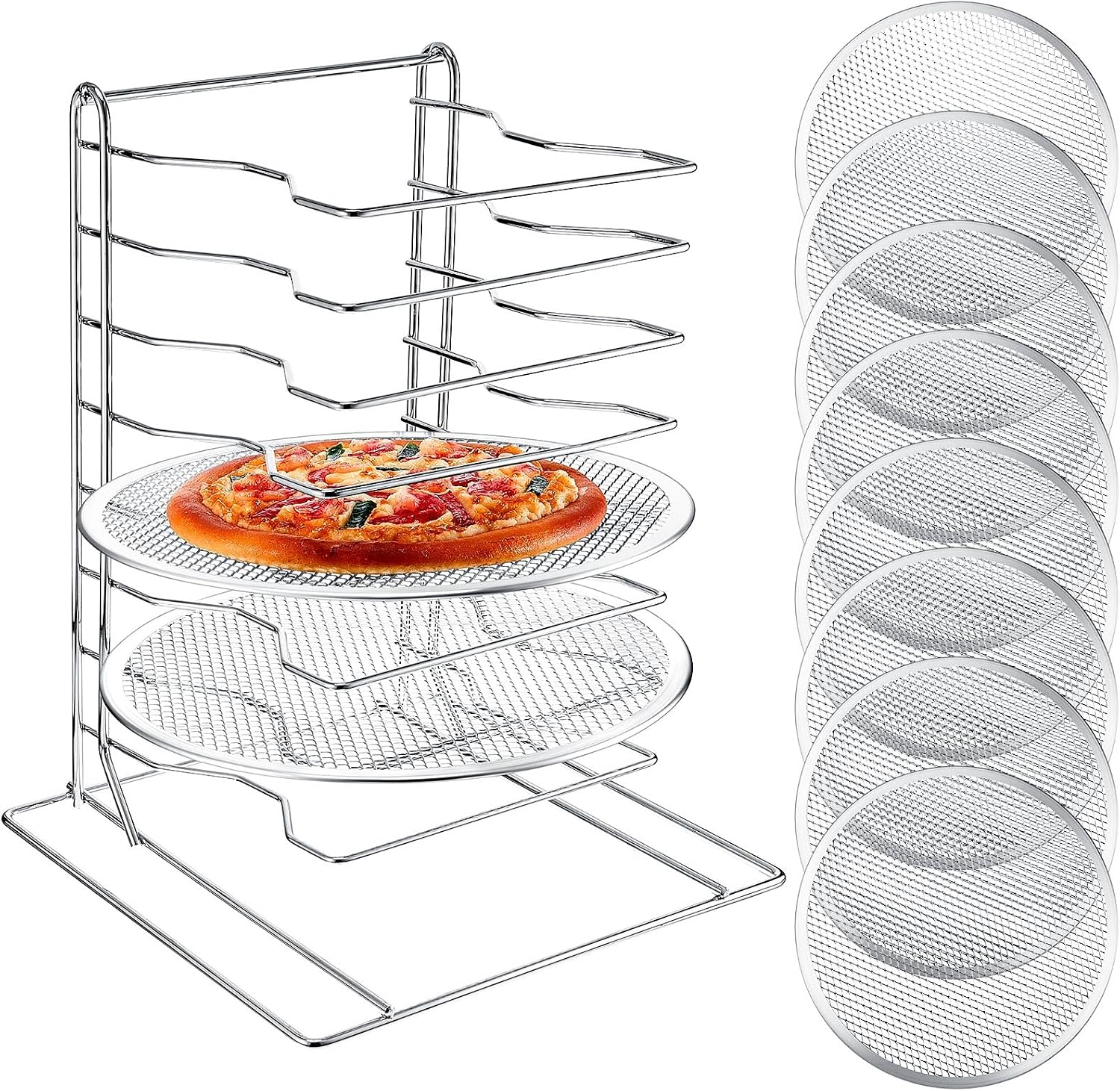 Stojak na pizzę z 8 poziomami  – Mini Kitchen Baking recenzja i cena