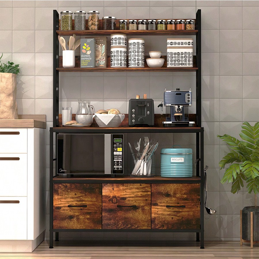 Regał kuchenny z 3 koszami, 5- – Kitchen Baker recenzja i cena
