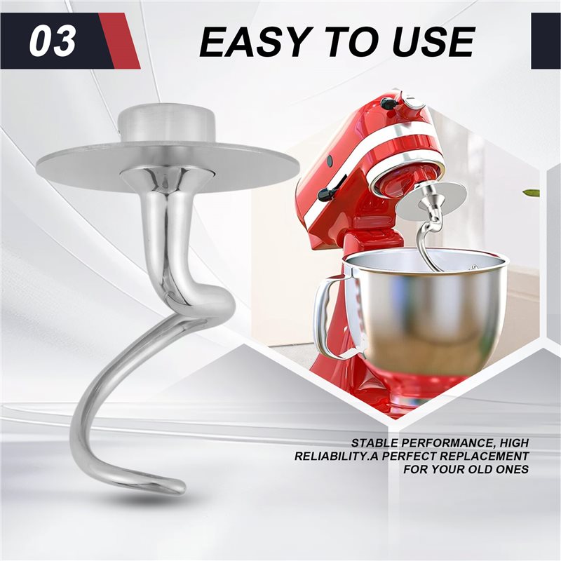 Hak spiralny ze stali nierdzew – Stand Mixer Bowl recenzja i cena