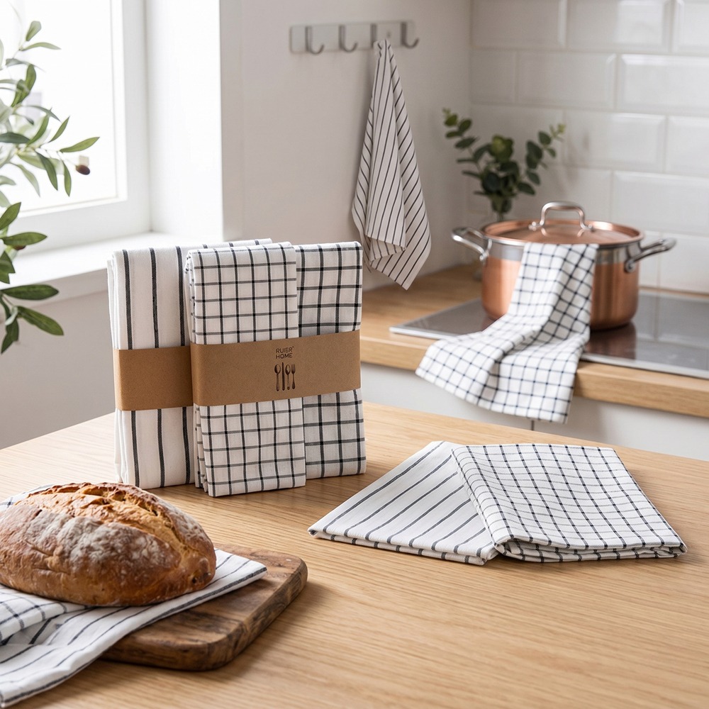 4 szt. Nowoczesne bawełniane r – Kitchen Baking Table recenzja i cena