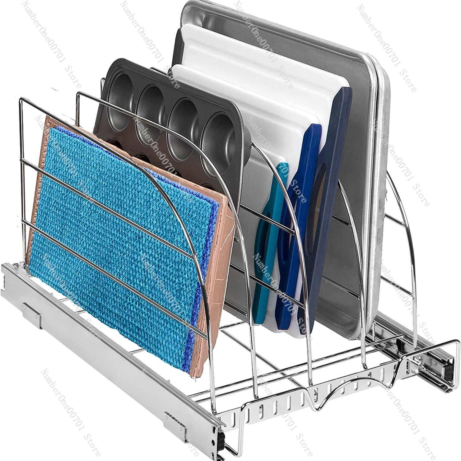 Organizer do szafki kuchennej  – Kitchen Cabinet Baking Organizer recenzja i cena