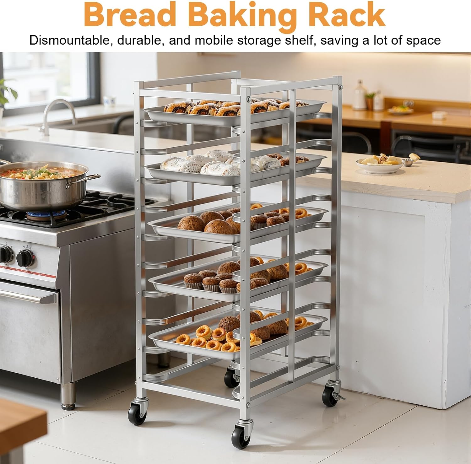 Komercyjny wózek do pieczenia  – Kitchen Baking Trolley recenzja i cena