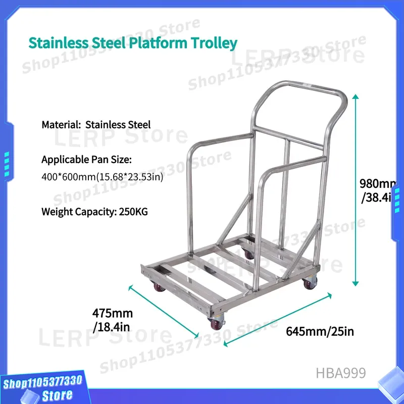 Wózek kuchenny ze stali nierdz – Kitchen Baking Trolley recenzja i cena