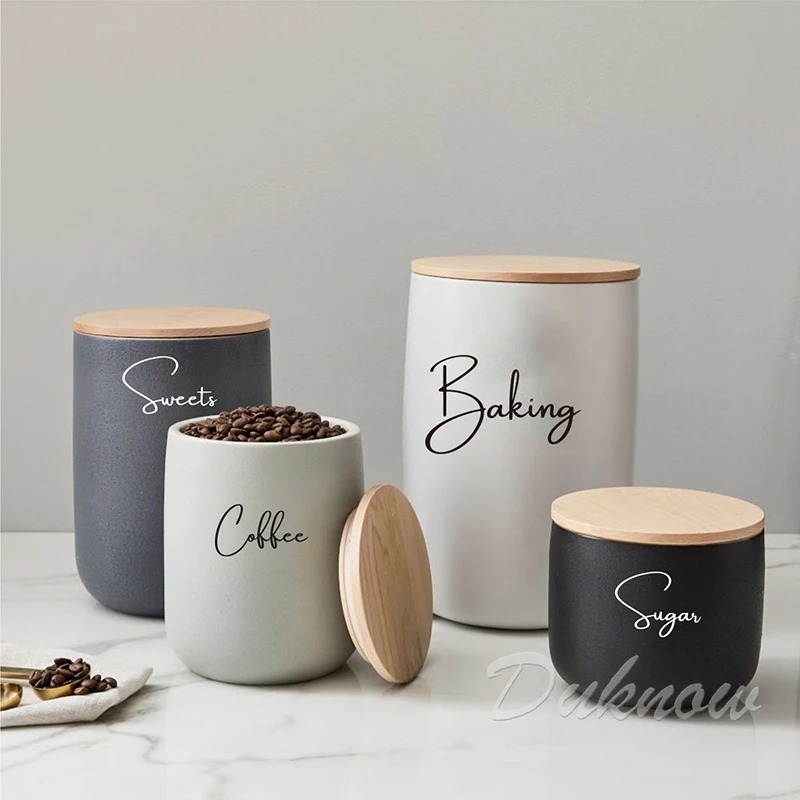 Etykiety na słoiki do organiza – Kitchen Baking Organization recenzja i cena