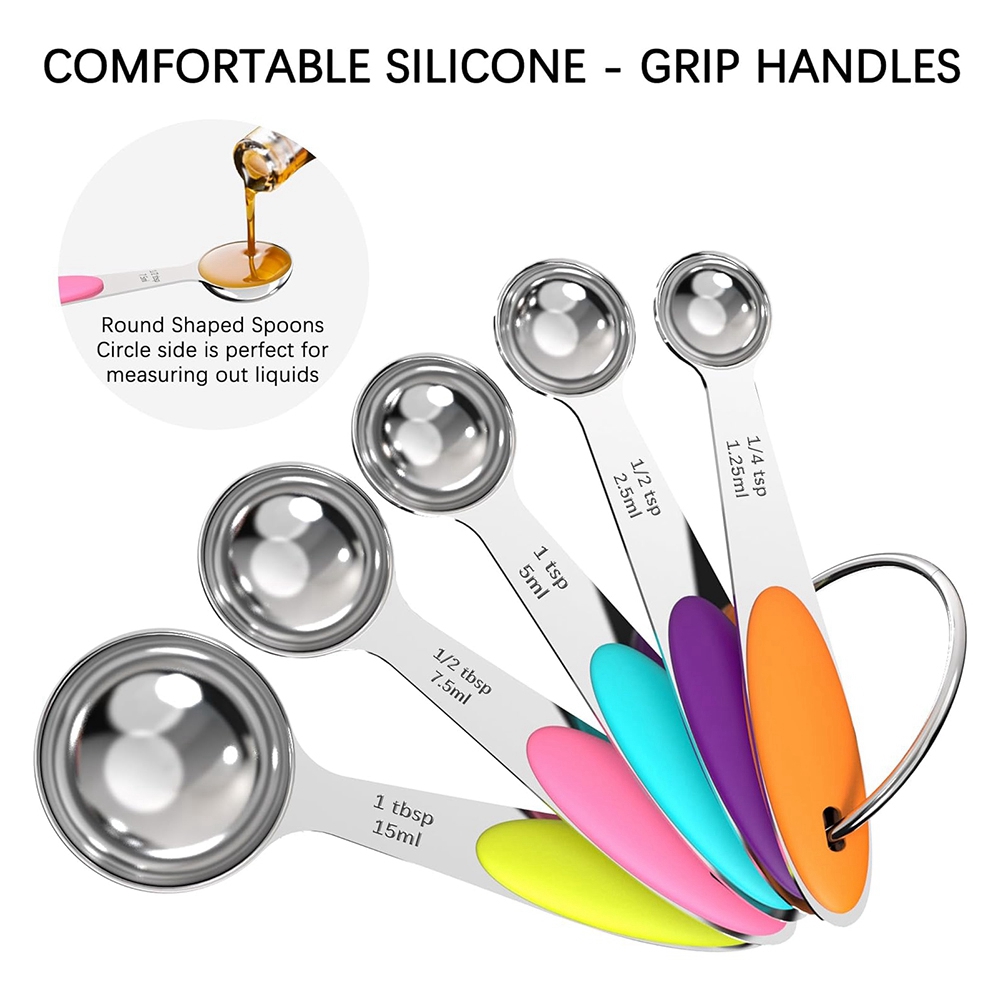 Zestaw miarek i łyżek A25F, st – Kitchen Baking Utensil Set recenzja i cena