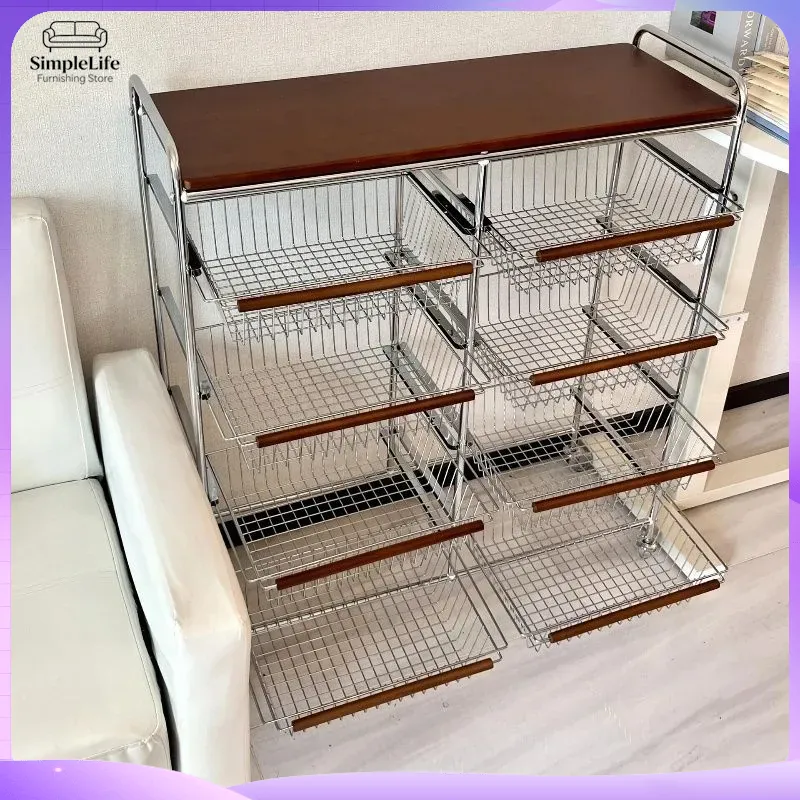 Wózek kuchenny w stylu retro z – Kitchen Baking Trolley recenzja i cena