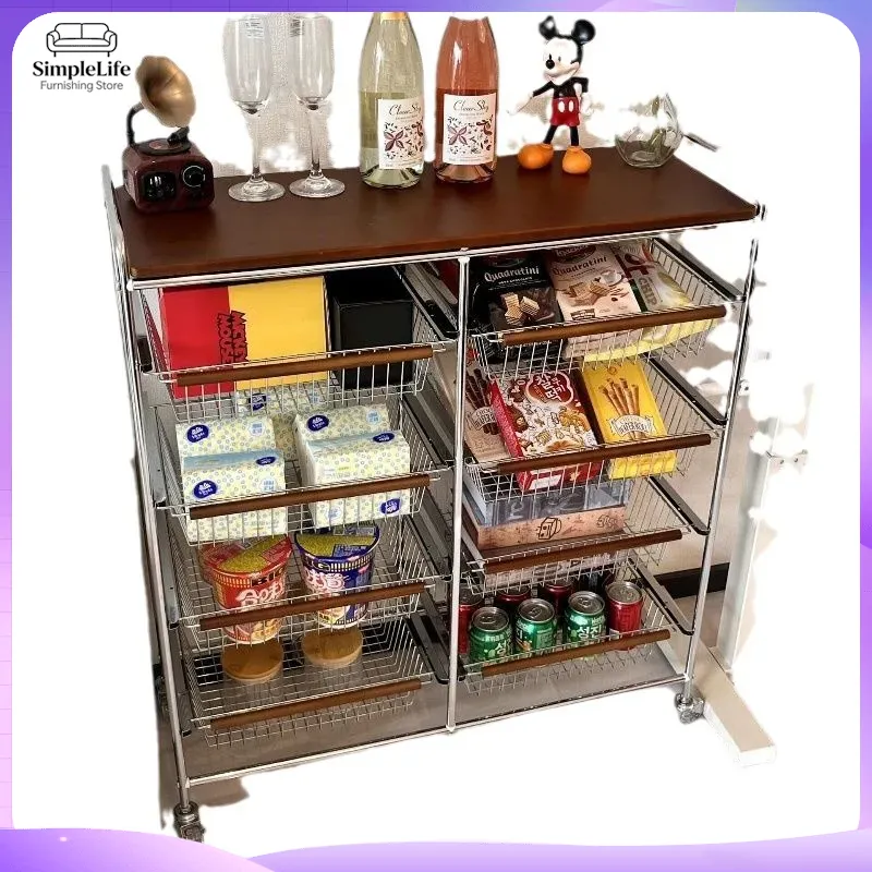 Wózek kuchenny w stylu retro z – Kitchen Baking Trolley recenzja i cena