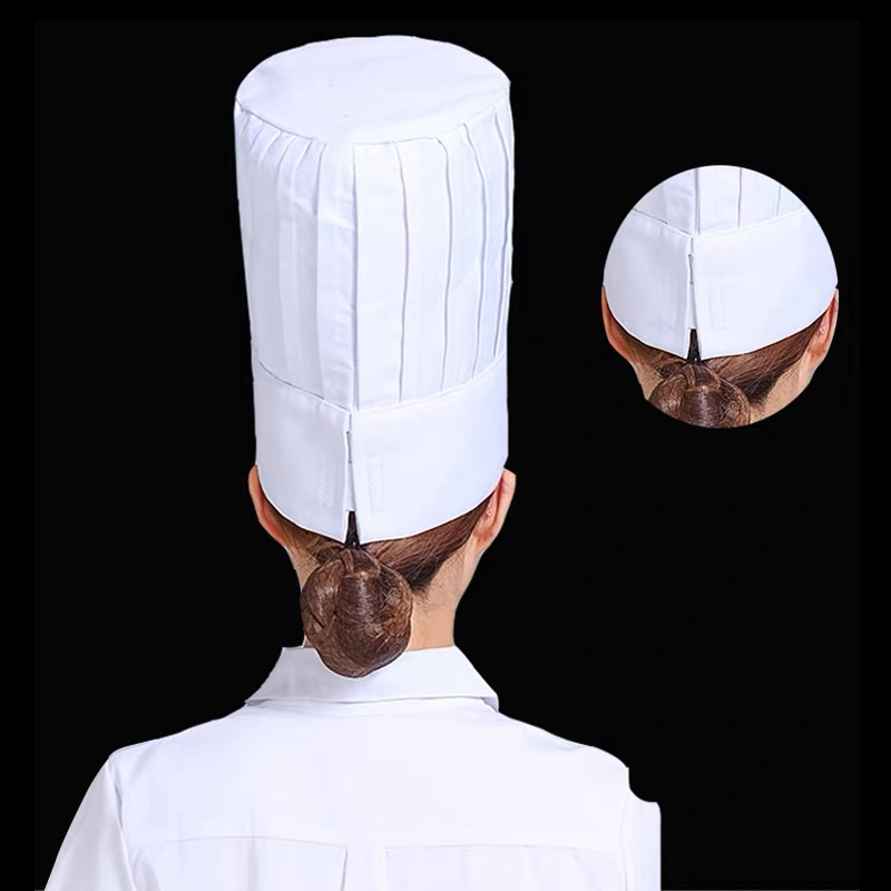 Czapka kucharska biała, wysoko – Kitchen Baker recenzja i cena