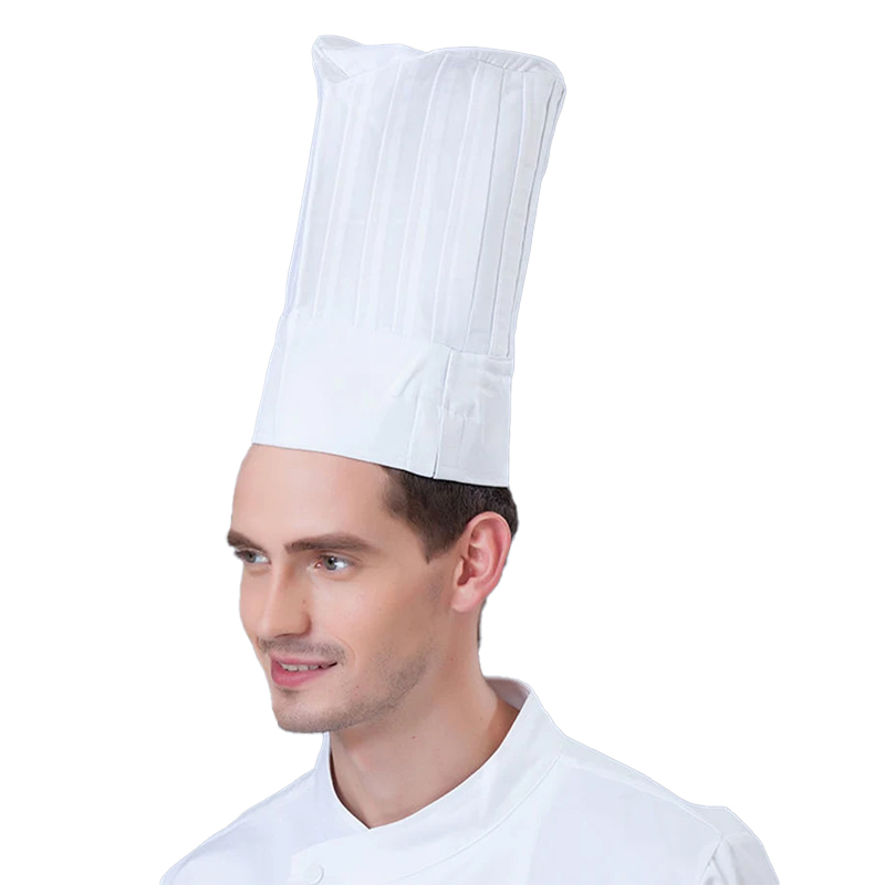 Czapka kucharska biała, wysoko – Kitchen Baker recenzja i cena