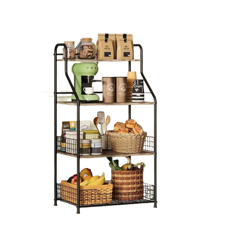 Czteropółkowy regał z drewna ż – Kitchen Baking Table recenzja i cena