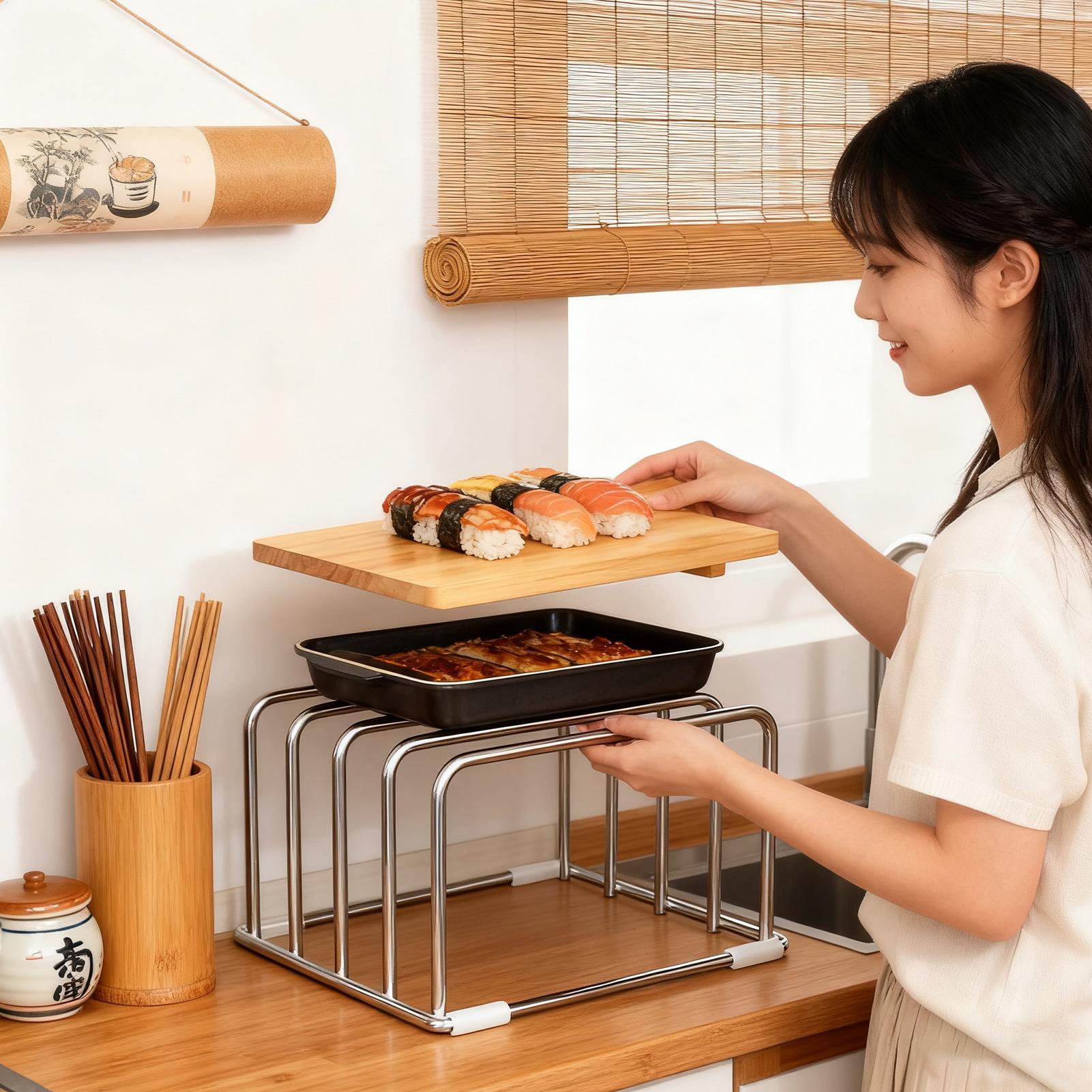 Stojak na deski do krojenia wa – Kitchen Cabinet Baking Organizer recenzja i cena