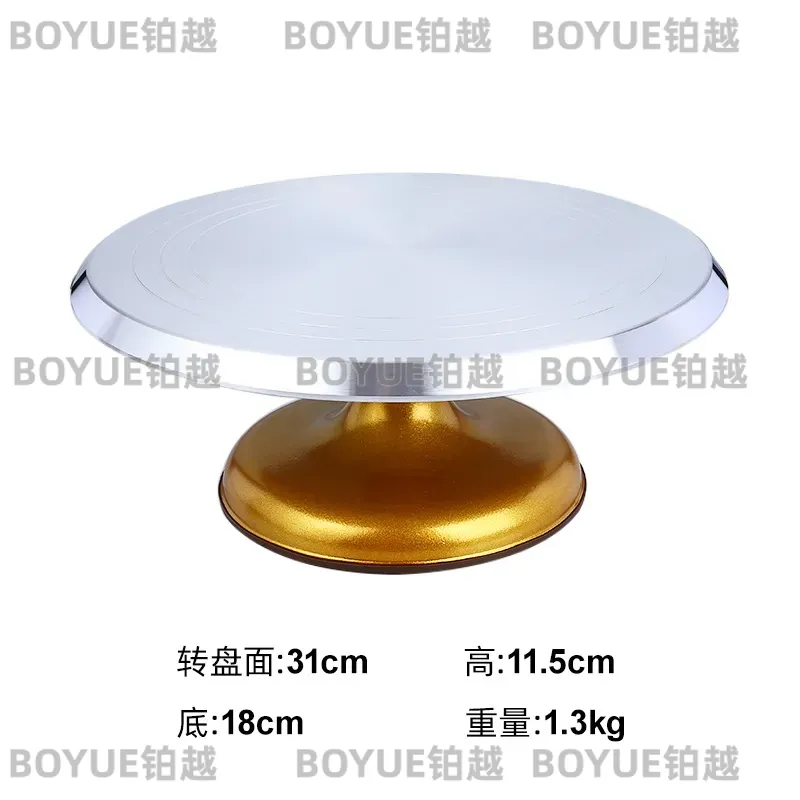 Złoty aluminiowy obrotowy stoj – Kitchen Baking Table recenzja i cena