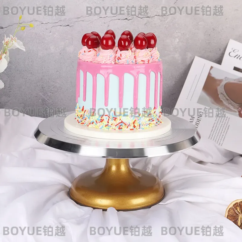 Złoty aluminiowy obrotowy stoj – Kitchen Baking Table recenzja i cena