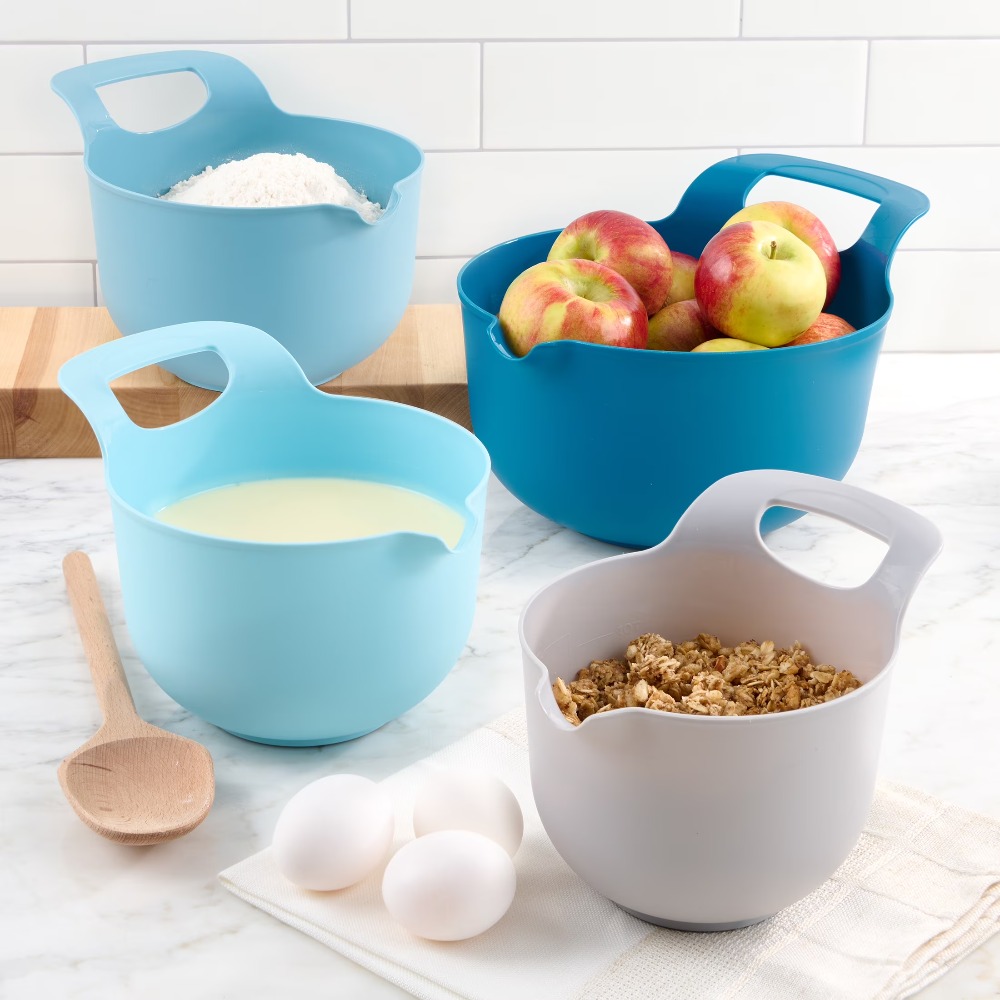 Zestaw 4 plastikowych misek do – Kitchen Baking Utensil Set recenzja i cena