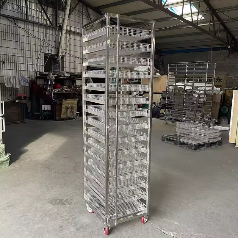 Wózek kuchenny ze stali nierdz – Kitchen Baking Trolley recenzja i cena