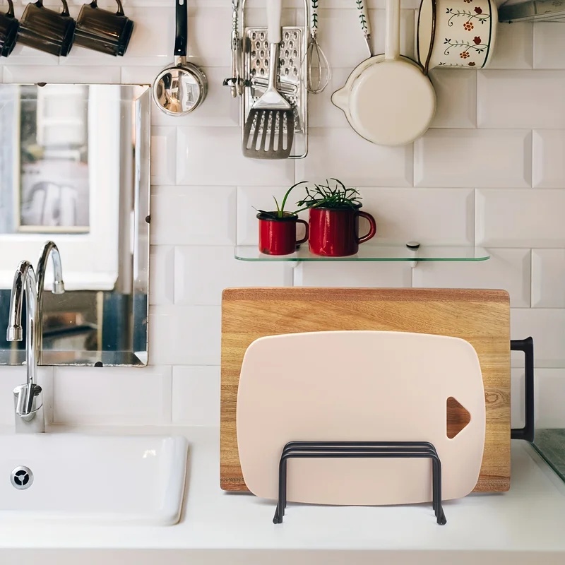 Półka do przechowywania desek  – Kitchen Cabinet Baking Organizer recenzja i cena