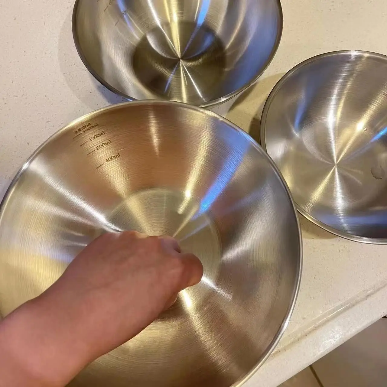 Zestaw 1-3 misek ze stali nier – Stand Mixer Bowl recenzja i cena