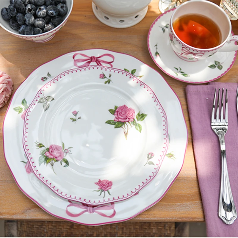 French Rose Cutlery Bone China – Kitchen Baking Utensil Set recenzja i cena