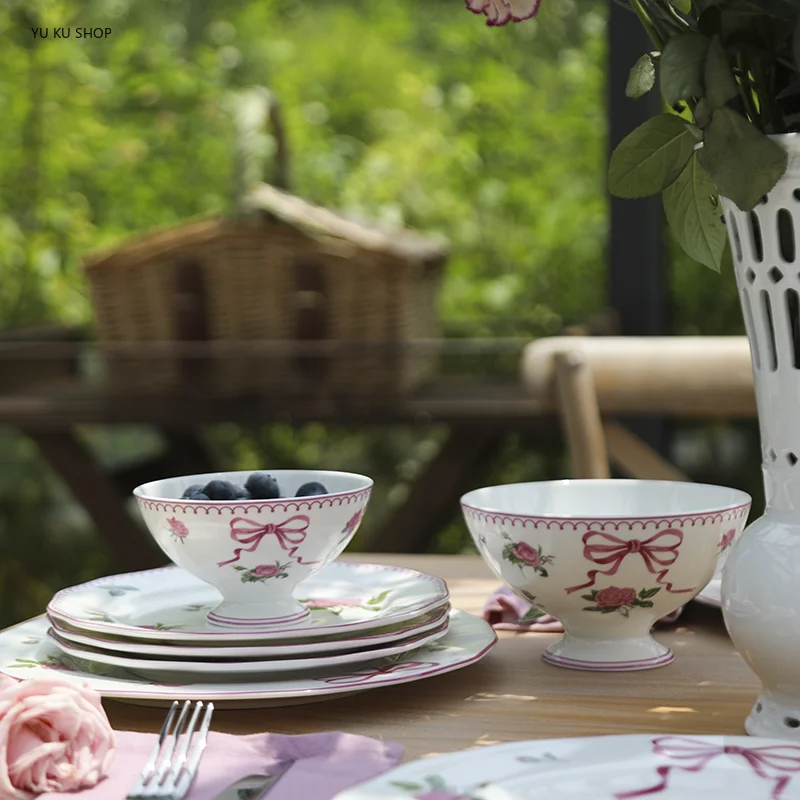 French Rose Cutlery Bone China – Kitchen Baking Utensil Set recenzja i cena