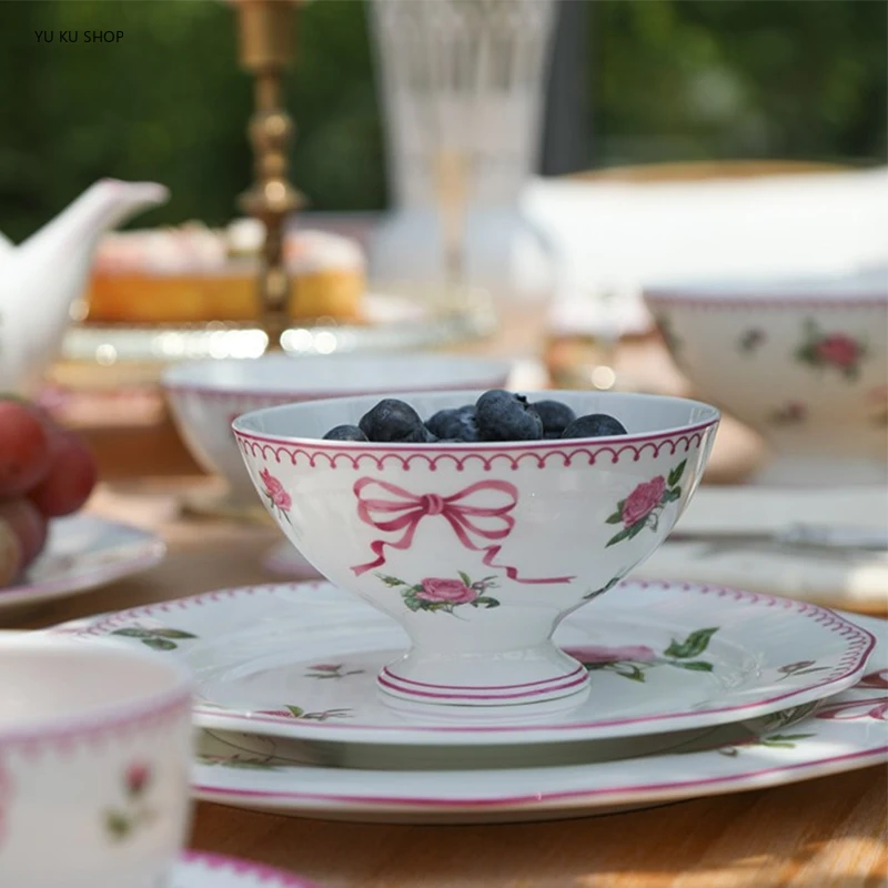 French Rose Cutlery Bone China – Kitchen Baking Utensil Set recenzja i cena