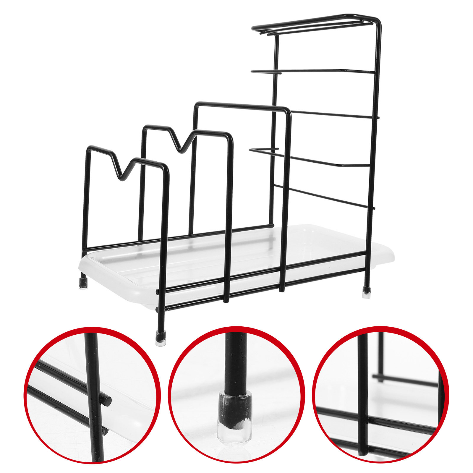 Organizer na pokrywki garnków, – Kitchen Cabinet Baking Organizer recenzja i cena