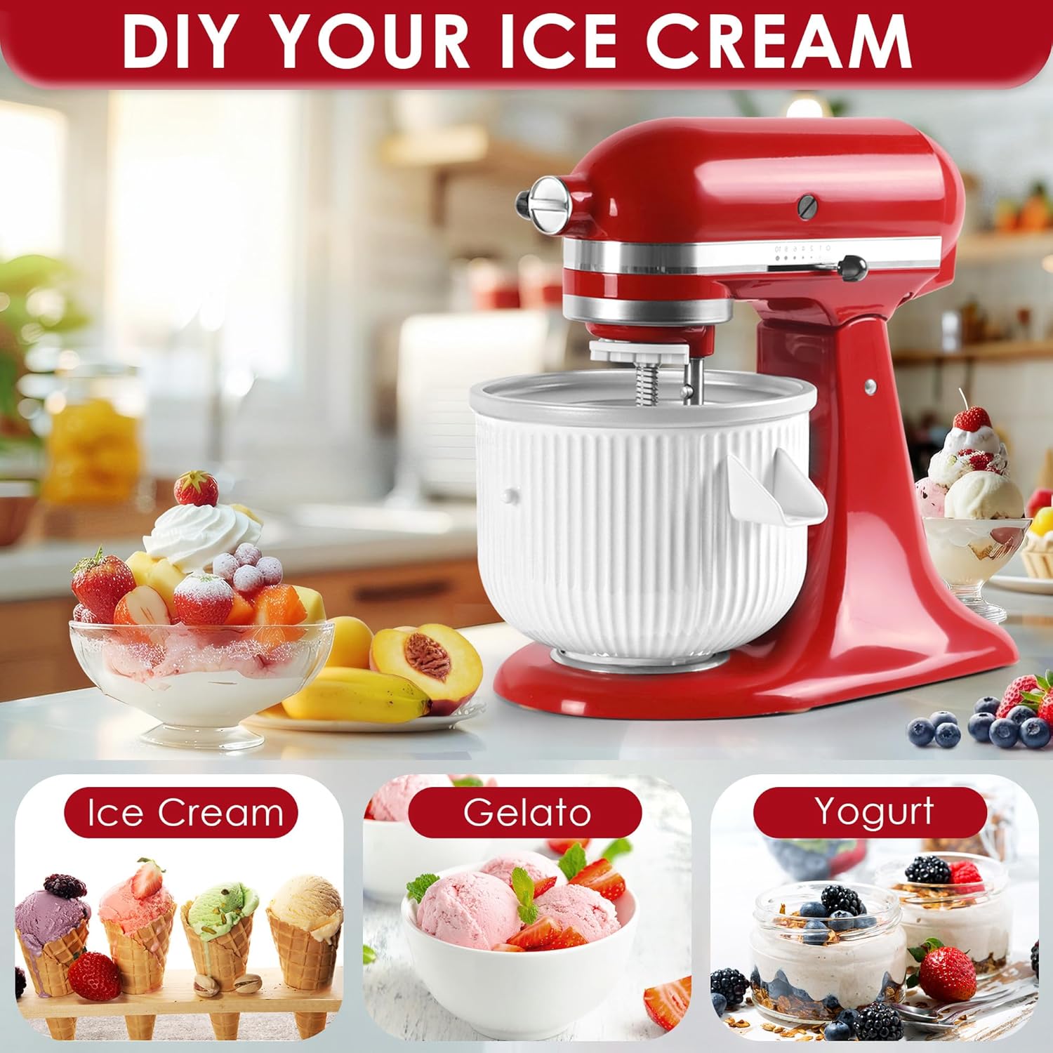 Przystawka do lodówki do mikse – Stand Mixer Bowl recenzja i cena