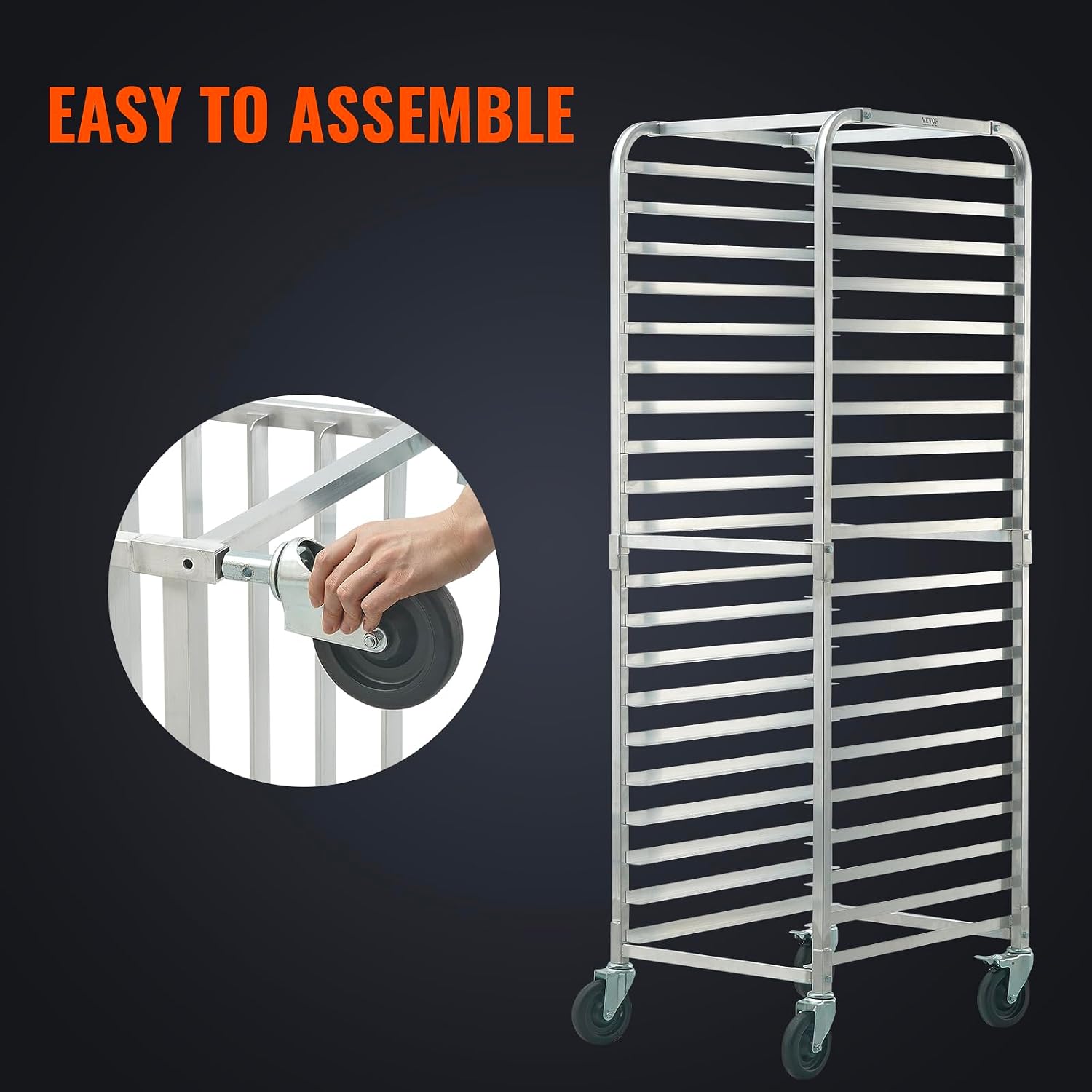 Dwudziestopozycyjny wózek na b – Kitchen Baking Trolley recenzja i cena